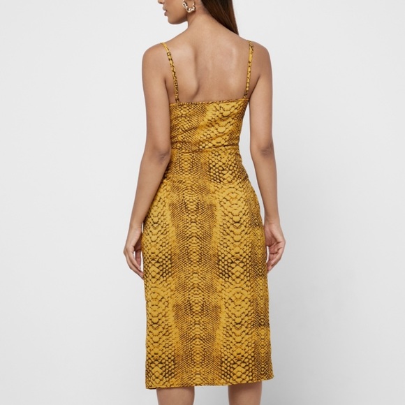 Cowl neck dress - snakeskin design - Picture 3 of 6